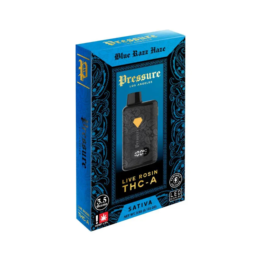 PRESSURE 3.5GM THC-A LIVE RESIN DISPOSABLE PRESSURE
