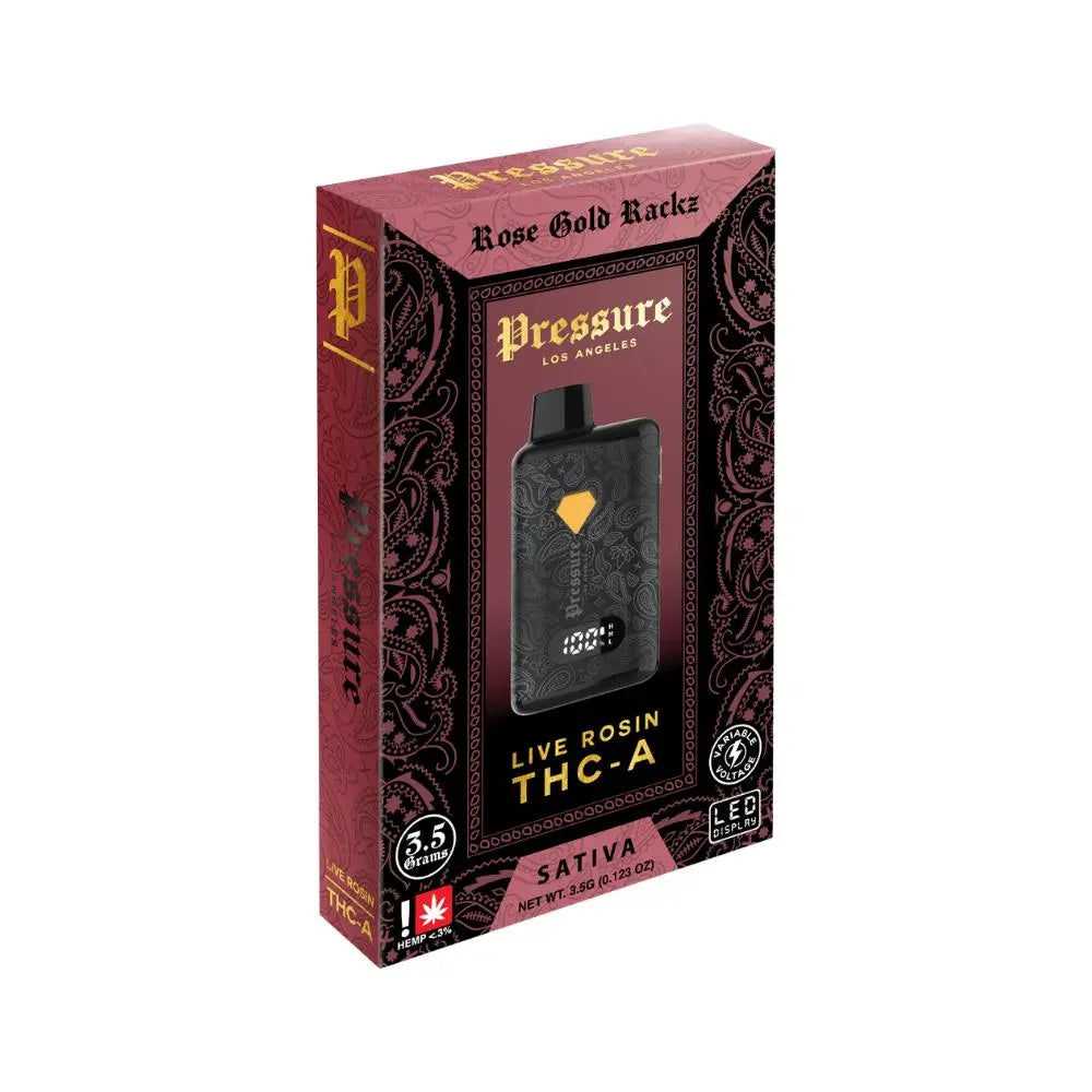 PRESSURE 3.5GM THC-A LIVE RESIN DISPOSABLE PRESSURE