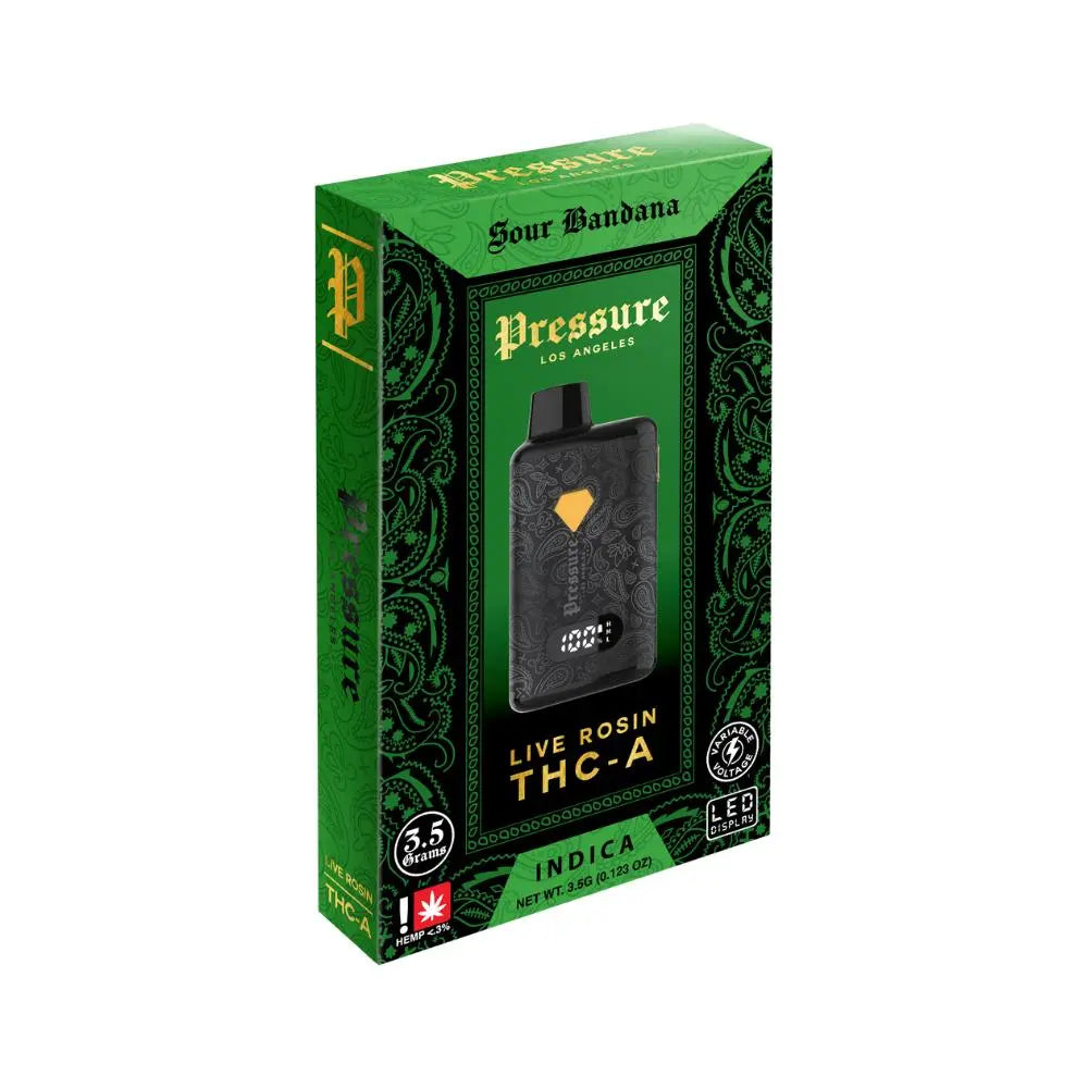 PRESSURE 3.5GM THC-A LIVE RESIN DISPOSABLE PRESSURE