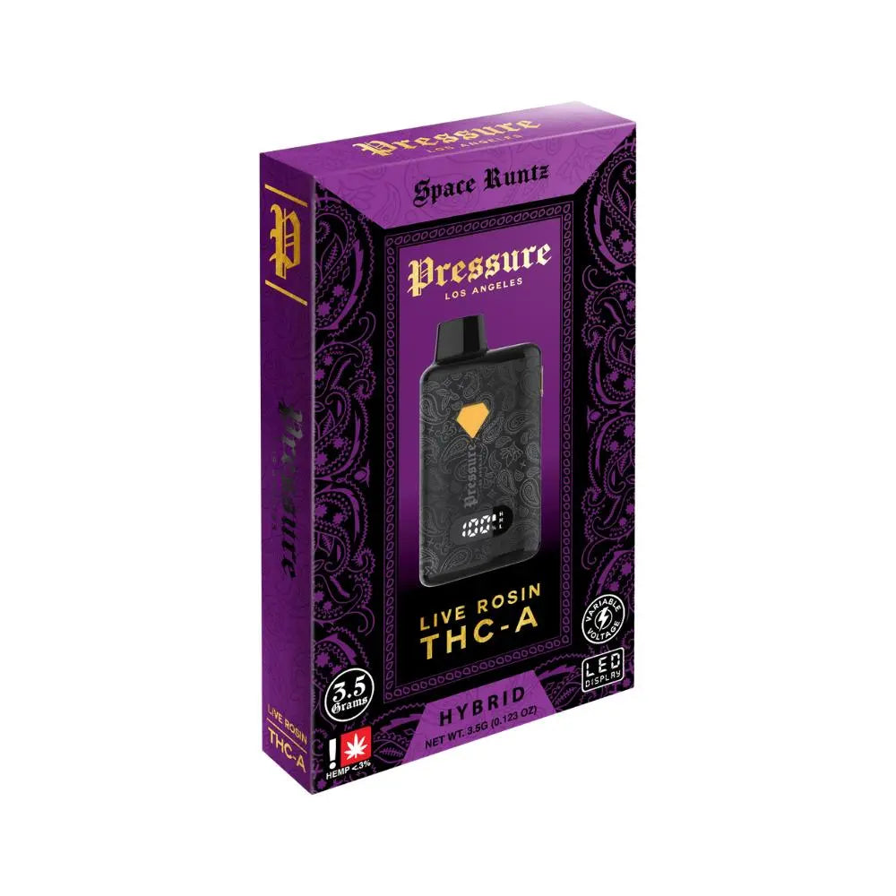 PRESSURE 3.5GM THC-A LIVE RESIN DISPOSABLE PRESSURE