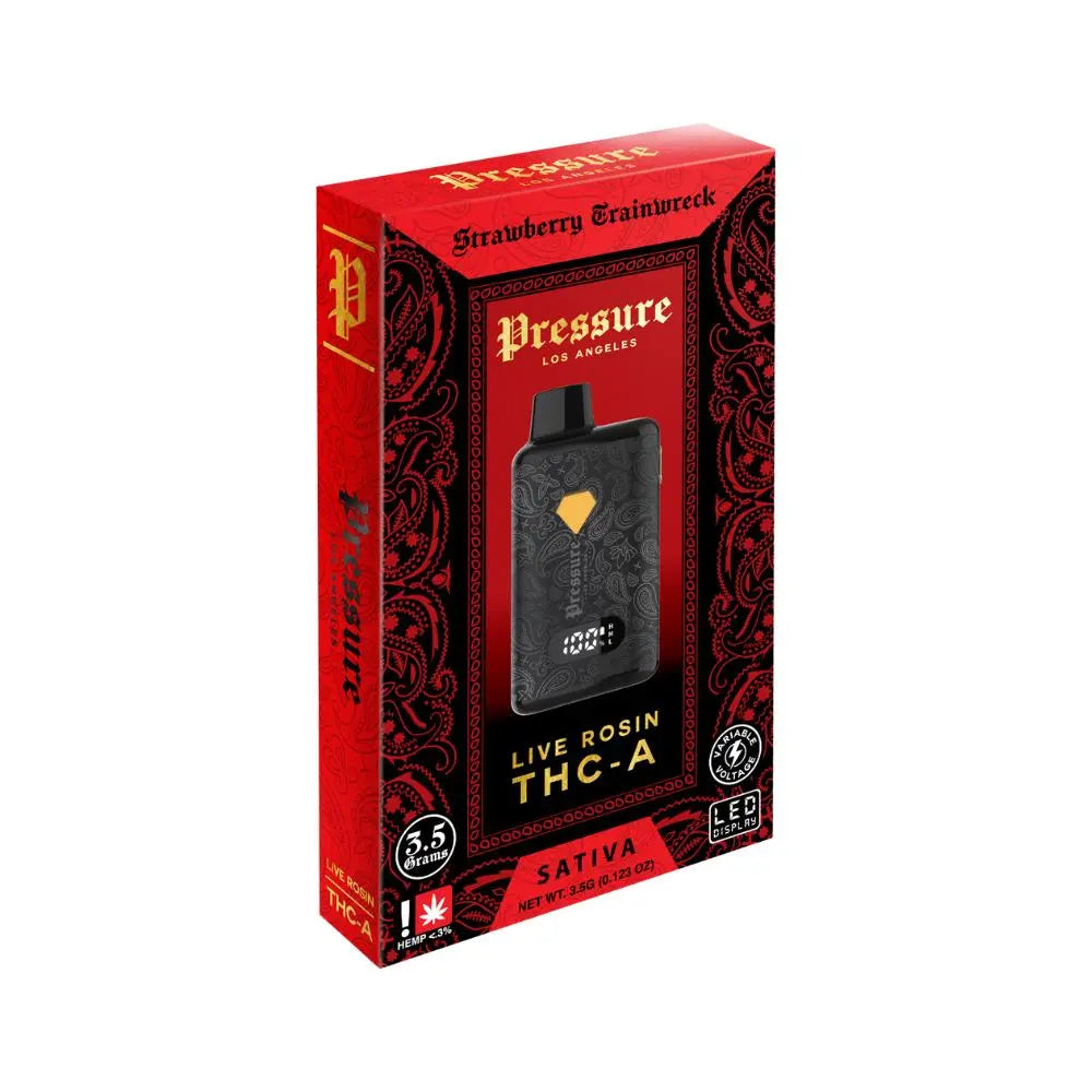 PRESSURE 3.5GM THC-A LIVE RESIN DISPOSABLE PRESSURE