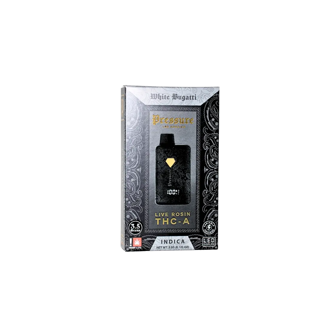 PRESSURE 3.5GM THC-A LIVE RESIN DISPOSABLE PRESSURE