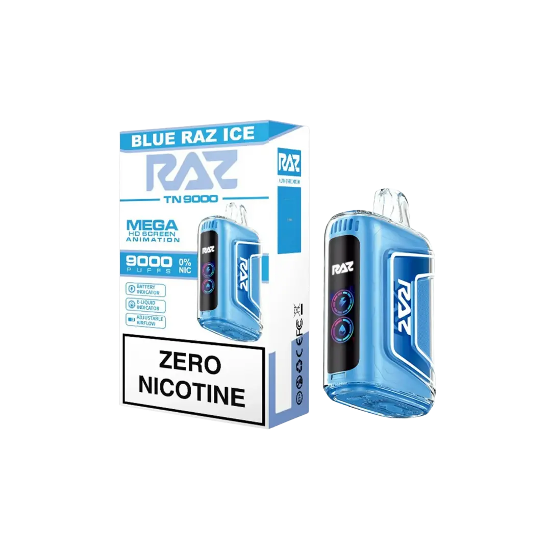 RAZ TN9000 MEGA 9000 PUFFS 0% NICOTINE DISPOSABLE RAZ