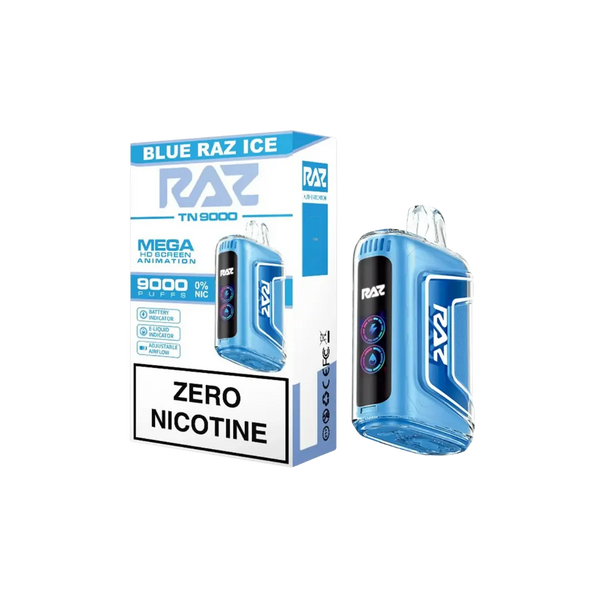 RAZ TN9000 MEGA 9000 PUFFS 0% NICOTINE DISPOSABLE RAZ