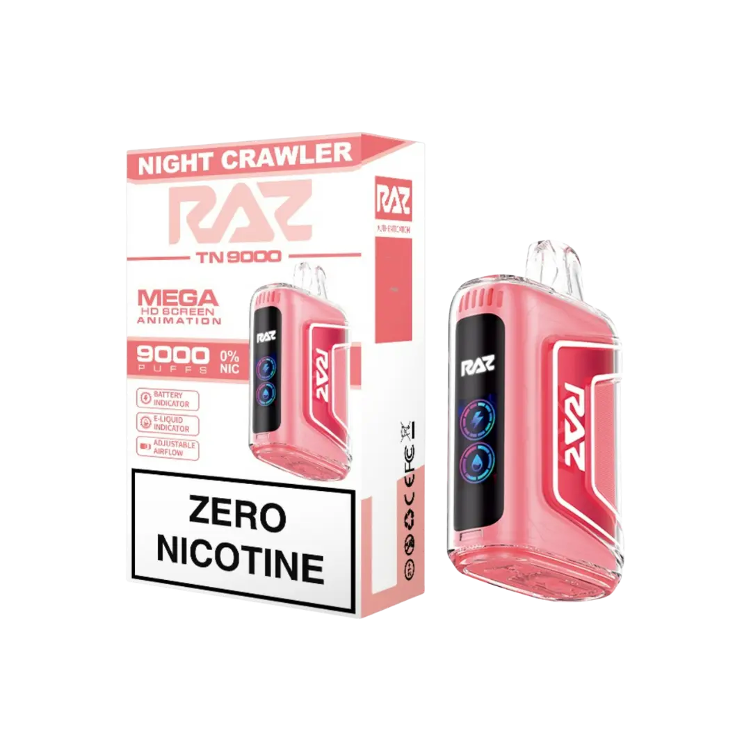 RAZ TN9000 MEGA 9000 PUFFS 0% NICOTINE DISPOSABLE RAZ
