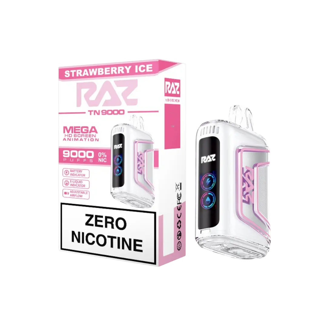 RAZ TN9000 MEGA 9000 PUFFS 0% NICOTINE DISPOSABLE RAZ