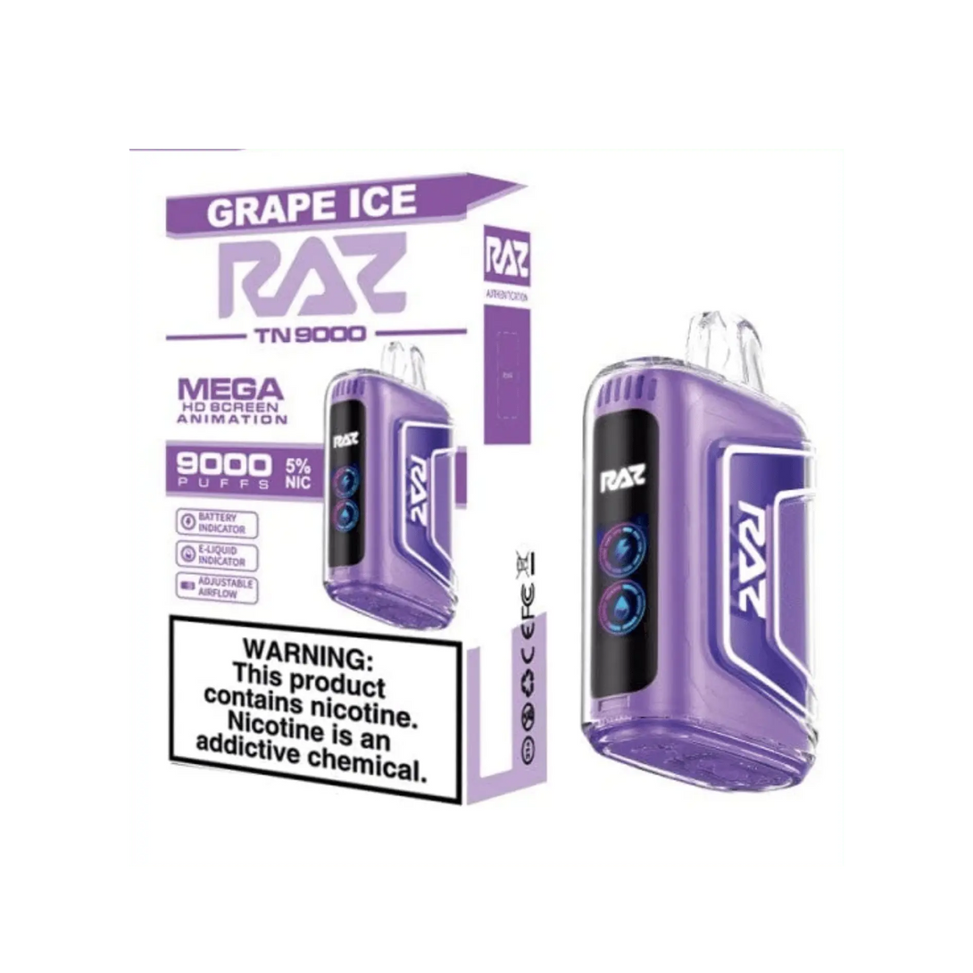 RAZ TN9000 MEGA 9000 PUFFS DISPOSABLE RAZ