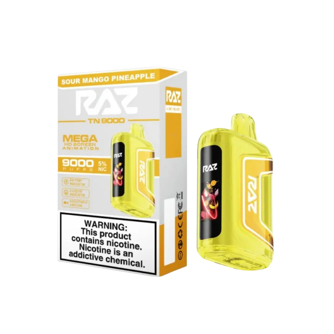 RAZ TN9000 MEGA 9000 PUFFS DISPOSABLE RAZ