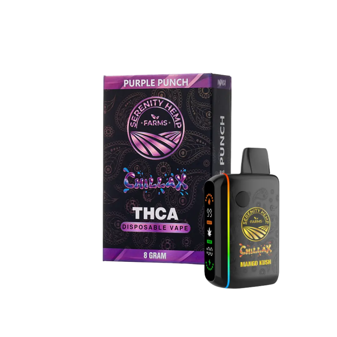 SERENITY HEMP CHILLAX THCA 8GM DISPOSABLE SERENITY