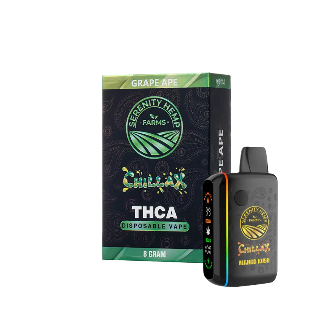 SERENITY HEMP CHILLAX THCA 8GM DISPOSABLE SERENITY