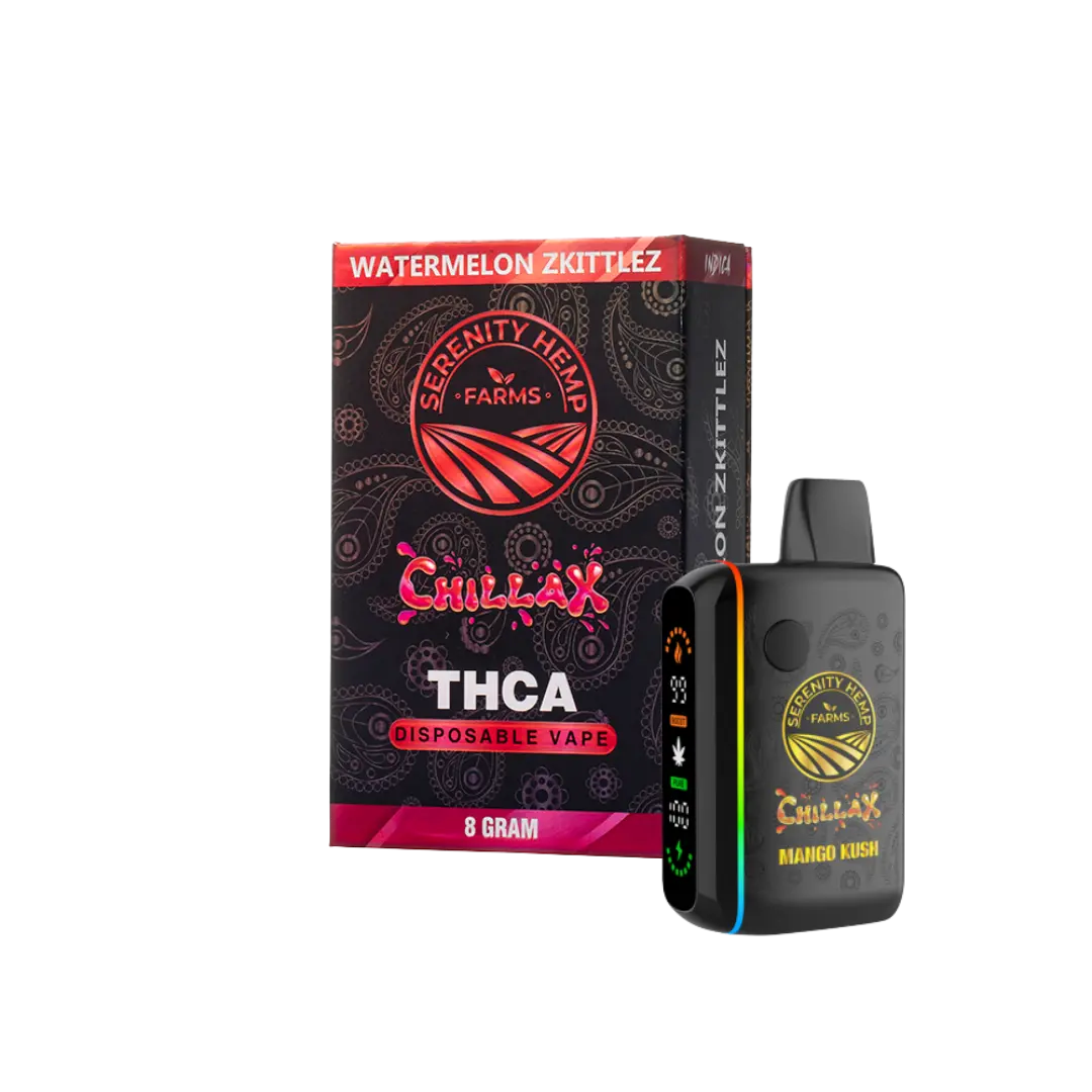 SERENITY HEMP CHILLAX THCA 8GM DISPOSABLE SERENITY