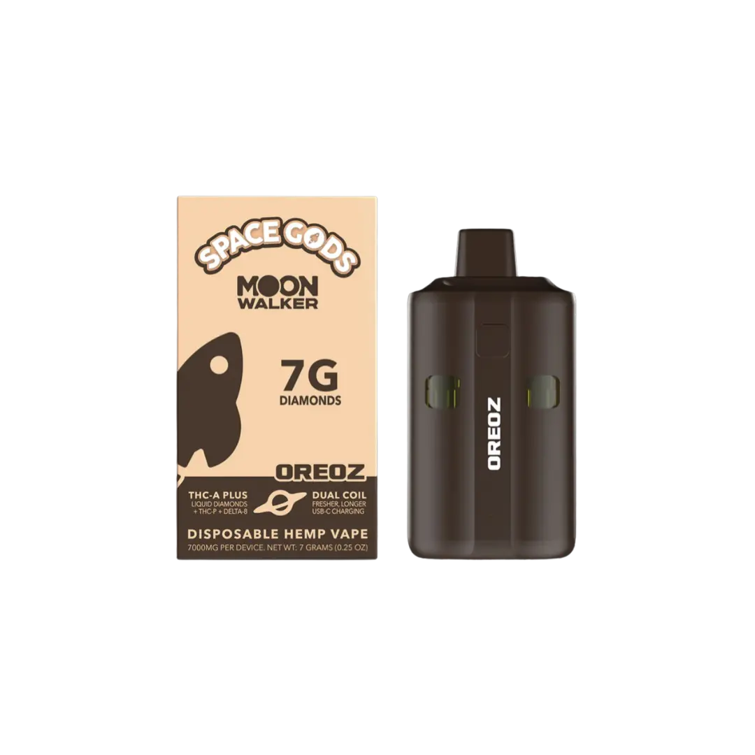 SPACE GODS MOON WALKER 7GM THC-A LD DISPOSABLE SPACE GODS