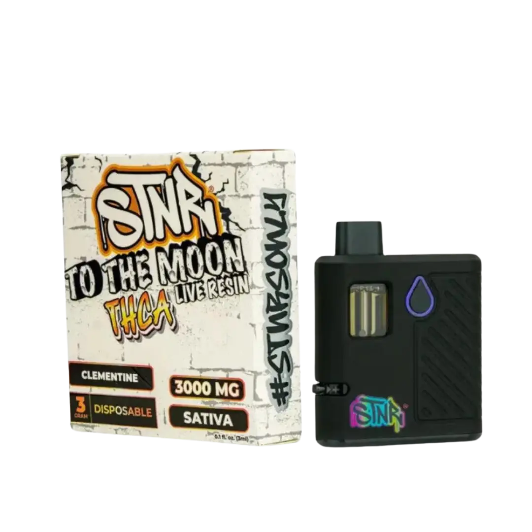 STNR TO THE MOON THC-A LIVE RESIN 3GM DISPOSABLE STNR