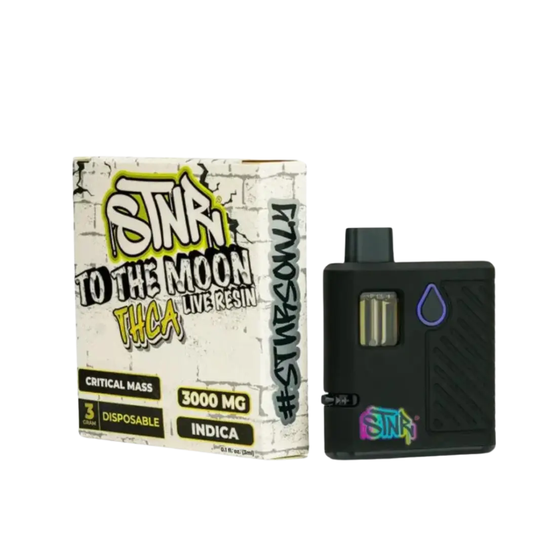 STNR TO THE MOON THC-A LIVE RESIN 3GM DISPOSABLE STNR