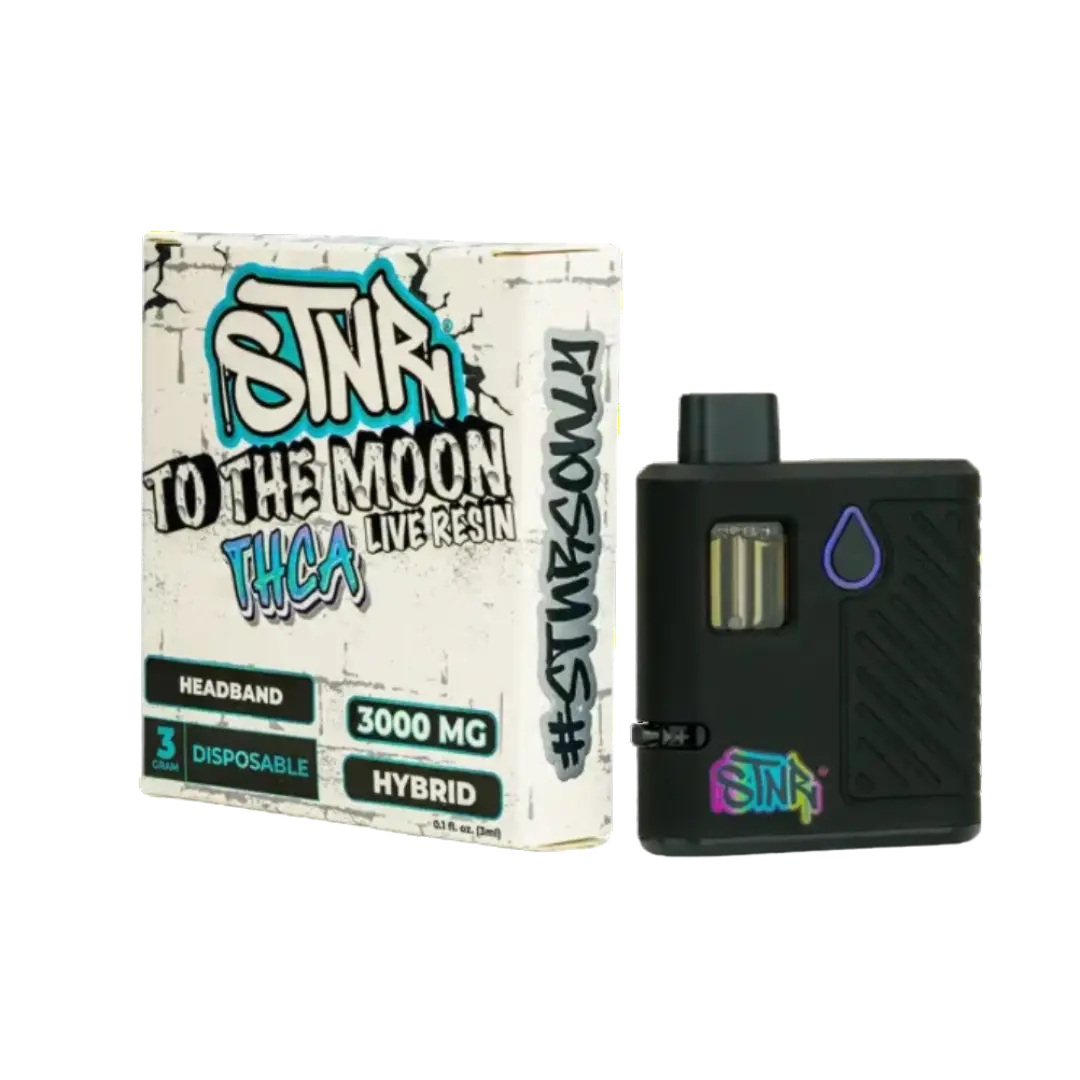 STNR TO THE MOON THC-A LIVE RESIN 3GM DISPOSABLE STNR