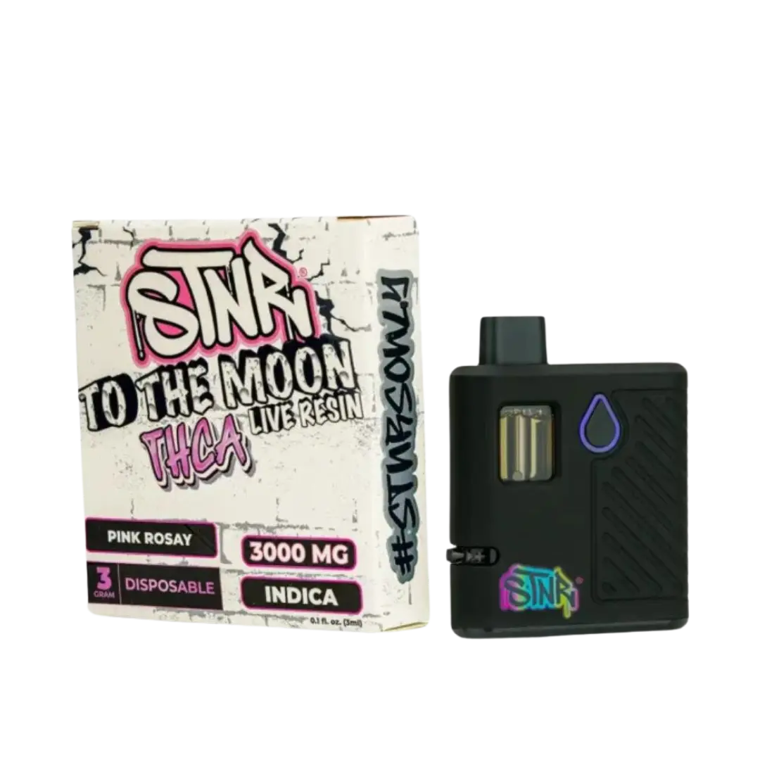 STNR TO THE MOON THC-A LIVE RESIN 3GM DISPOSABLE STNR