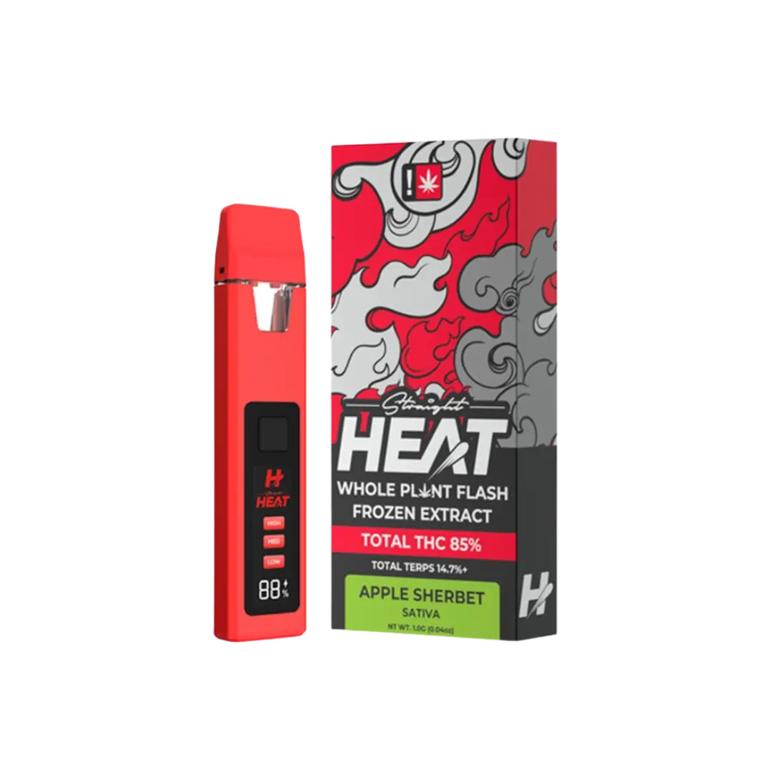 STRAIGHT HEAT THC 1GM DISPOSABLE MORE DELTA PRODUCTS