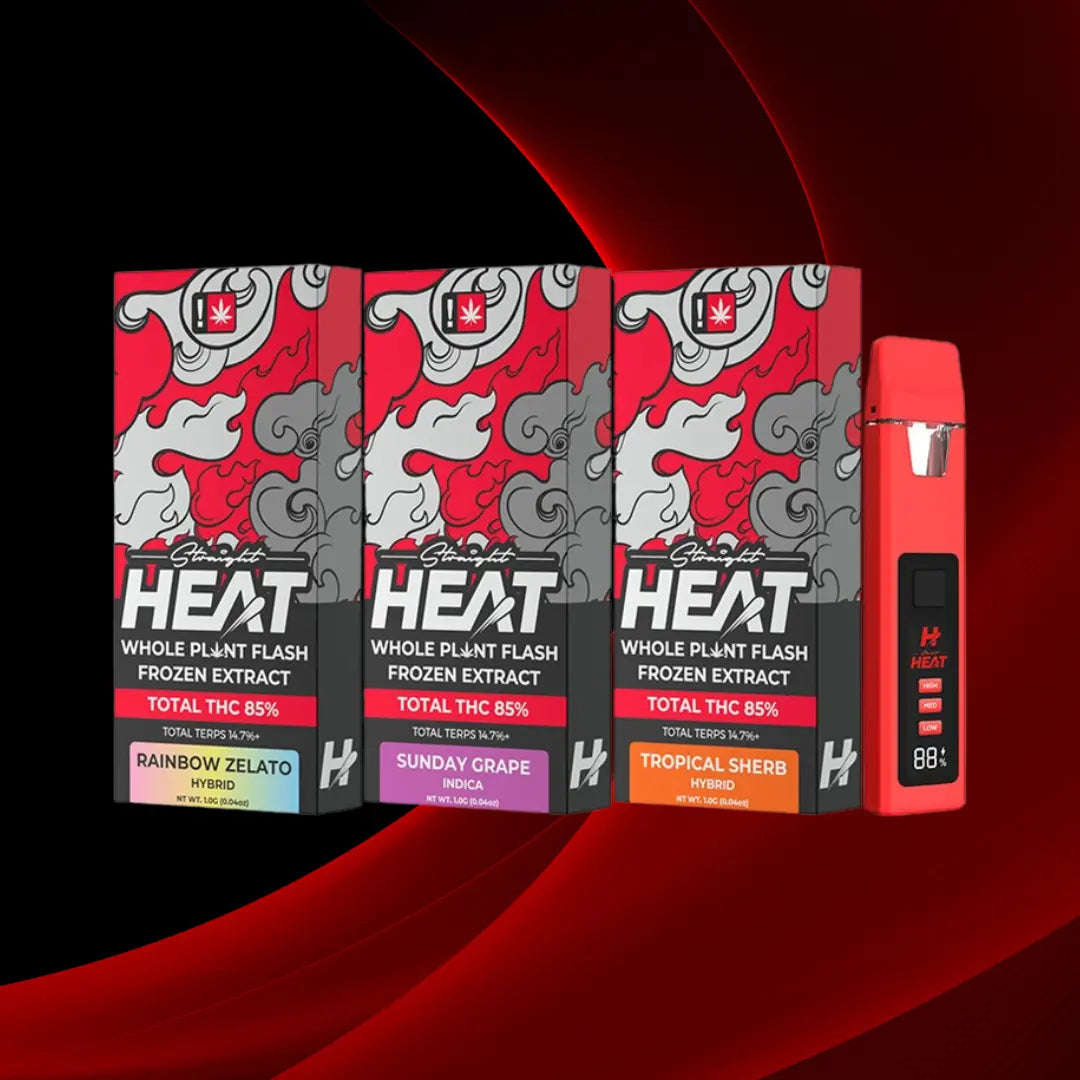 STRAIGHT HEAT THC 1GM DISPOSABLE MORE DELTA PRODUCTS