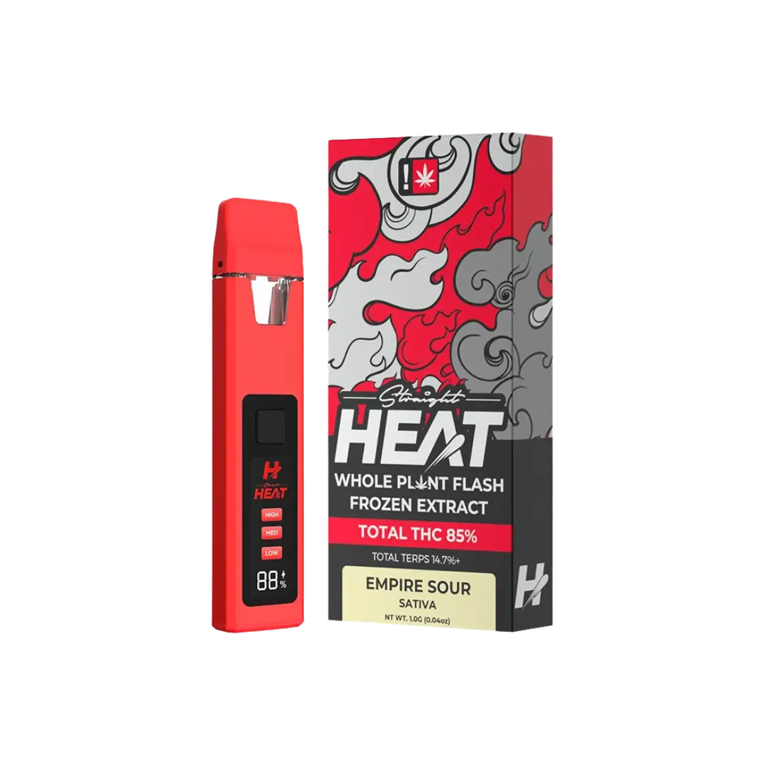 STRAIGHT HEAT THC 1GM DISPOSABLE MORE DELTA PRODUCTS