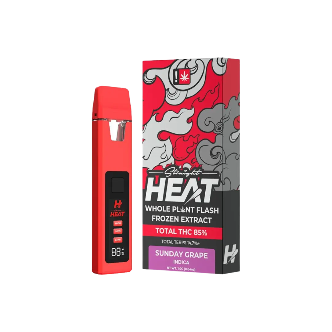 STRAIGHT HEAT THC 1GM DISPOSABLE MORE DELTA PRODUCTS