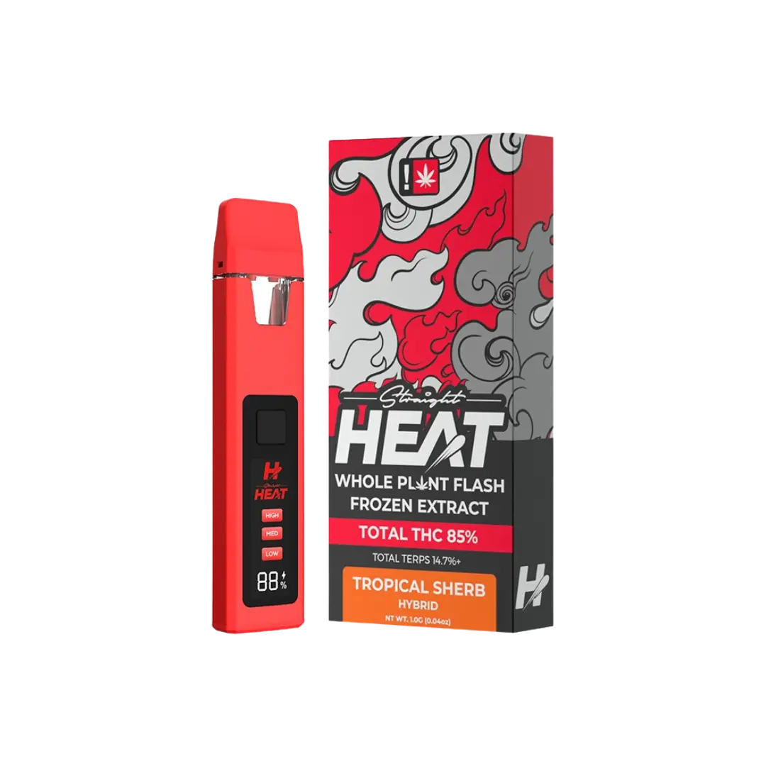 STRAIGHT HEAT THC 1GM DISPOSABLE MORE DELTA PRODUCTS