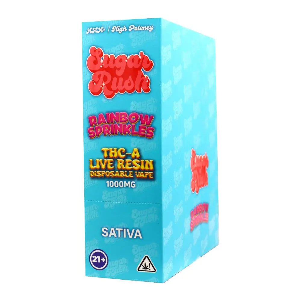 SUGAR RUSH THCA LIVE RESIN DISPOSABLE SUGAR RUSH