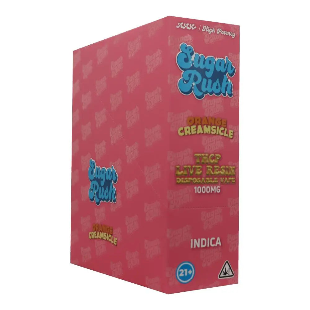 SUGAR RUSH THCP LIVE RESIN DISPOSABLE SUGAR RUSH