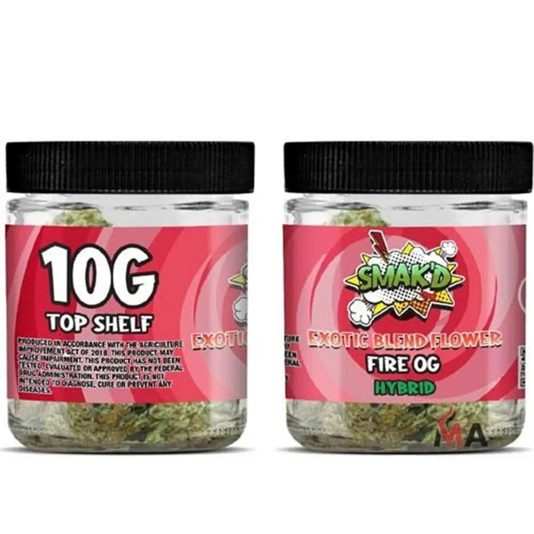 Smak'd Delta 9 Flower, 10 g Smak'd