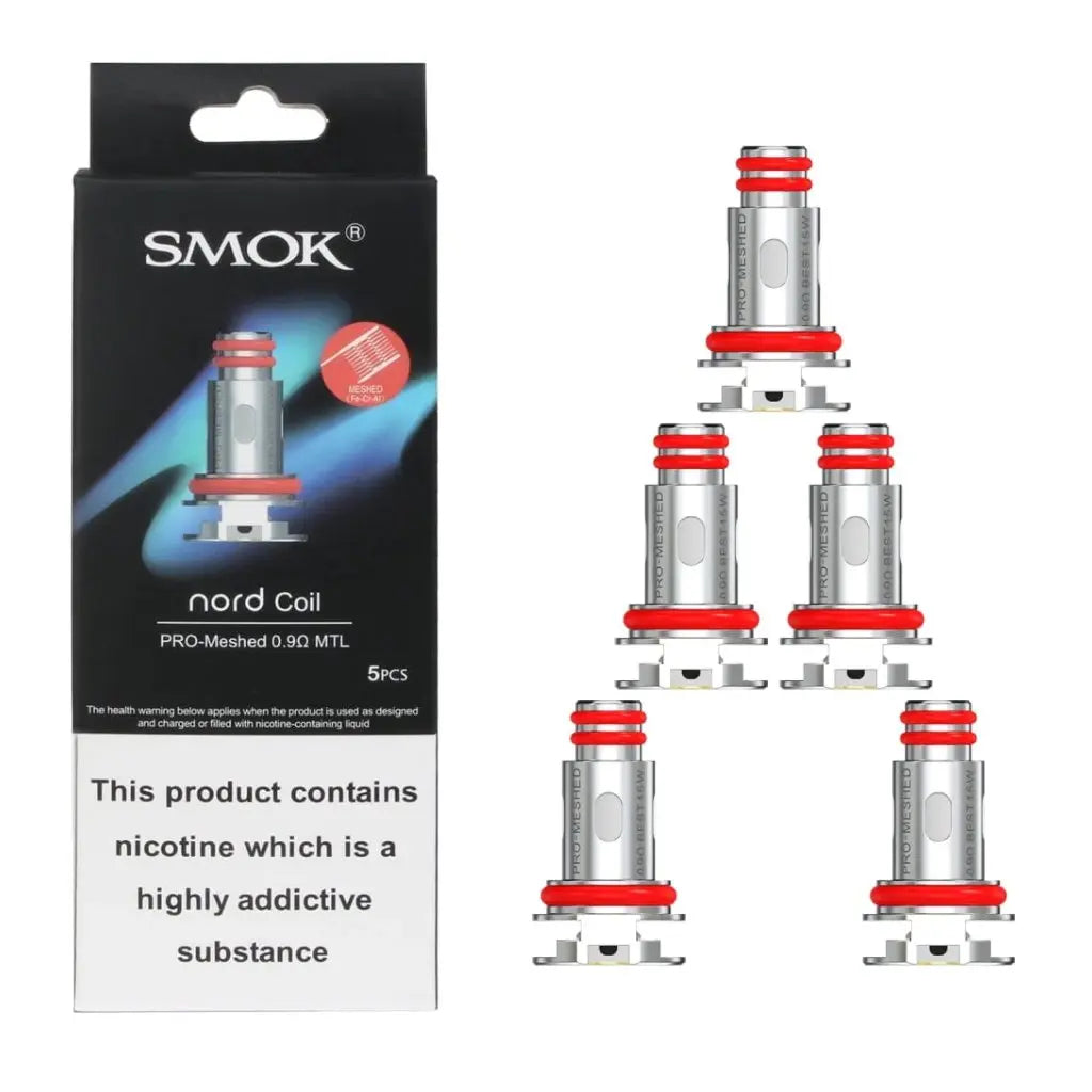 Smok Nord Pro Replacement Mesh Coils , 5pk Smok