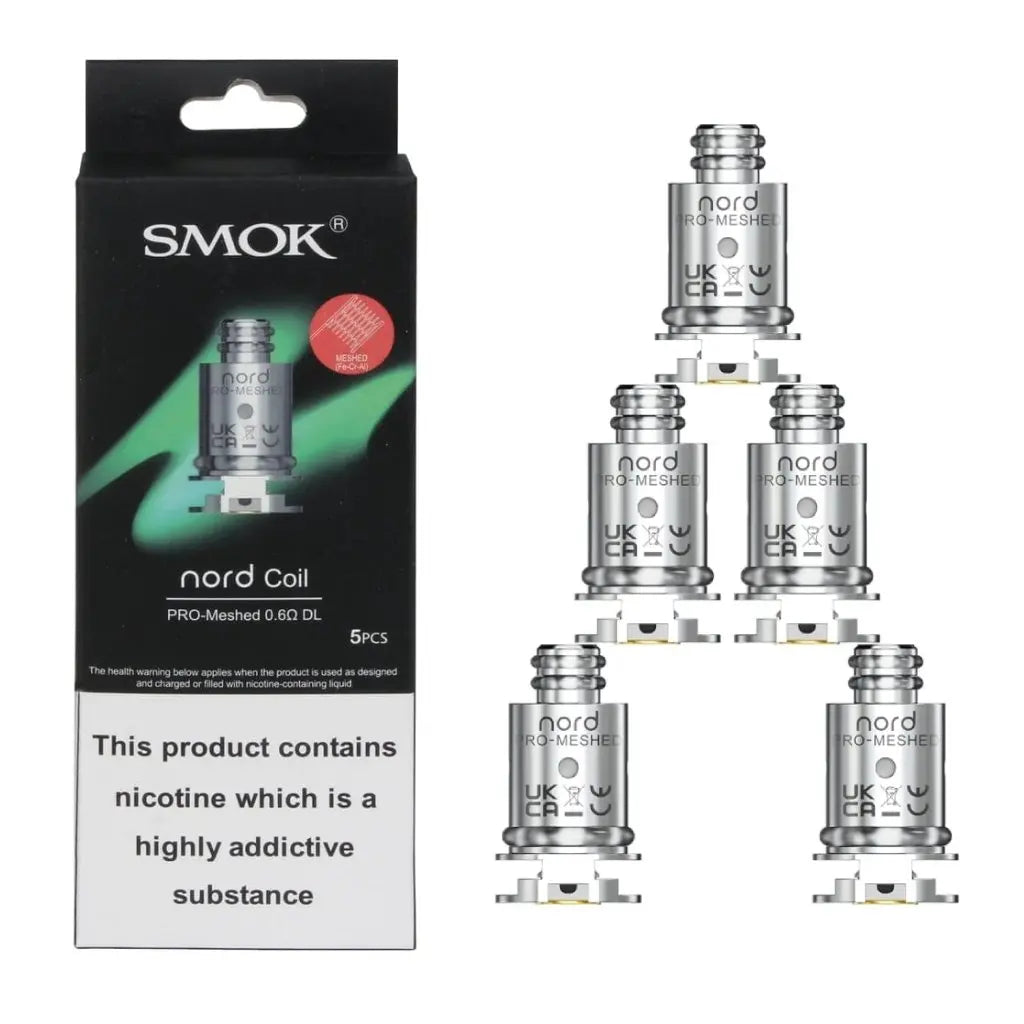 Smok Nord Pro Replacement Mesh Coils , 5pk Smok