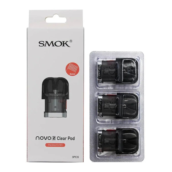 Smok Novo 2 Replacement Pods 0.9OHM, 3pk Smok