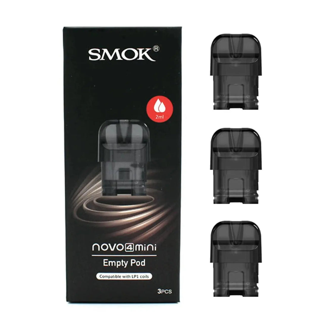 Smok Novo 4 Mini Replacement Pods 2ML, 3pk Smok