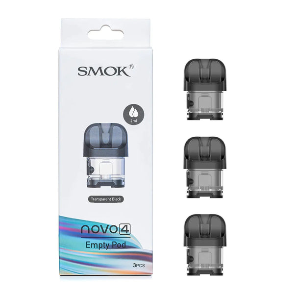 Smok Novo 4 Replacement Pods 2ML, 3pk Smok