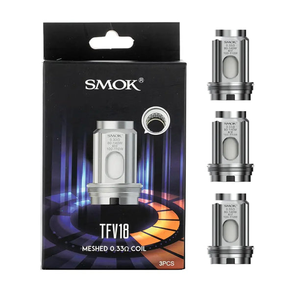 Smok TFV18 Replacement Coils 0.33OHM, 3pk Smok