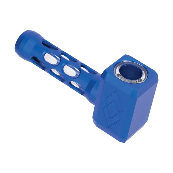 Square Hammer Aluminium Glass Pipe Novelty