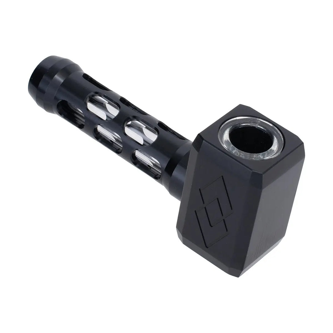 Square Hammer Aluminium Glass Pipe Novelty