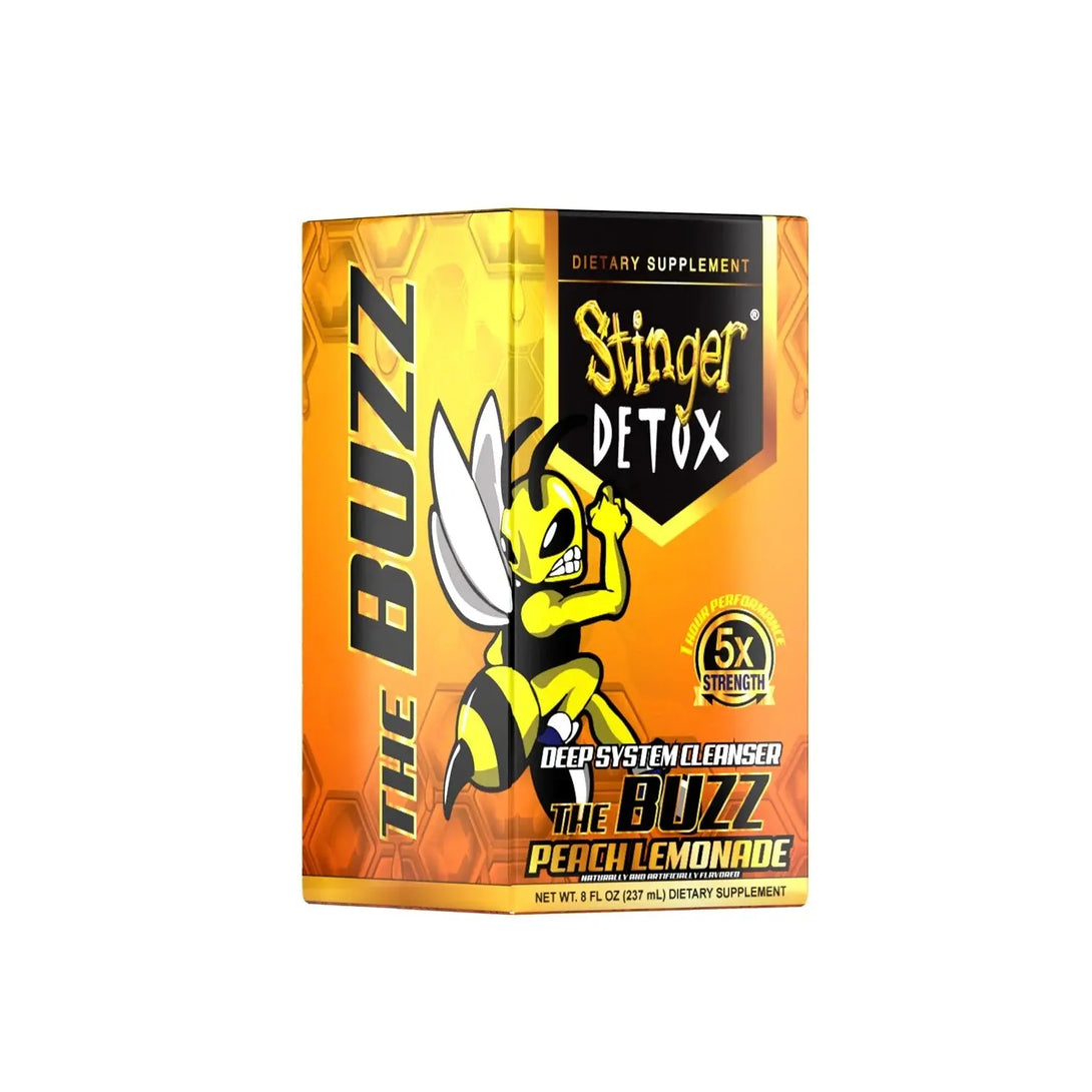Stinger Detox Deep System Cleanser, 5X-PeachLemonade-8oz Stinger