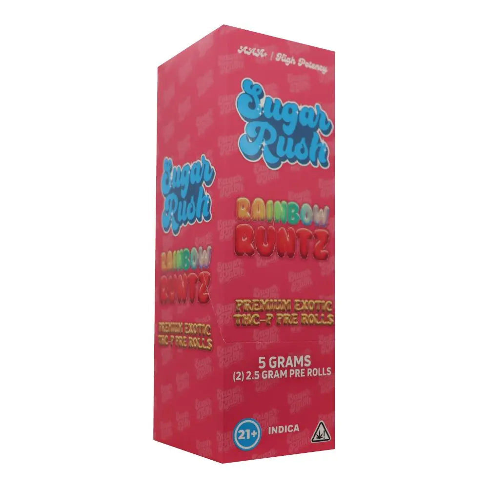 Sugar Rush Premium Exotic Prerolls, 2CT, 5 g Sugar Rush
