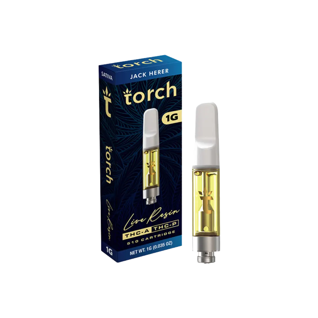 TORCH 1GM LIVE RESIN THCA + THCP + D8 CARTRIDGE TORCH