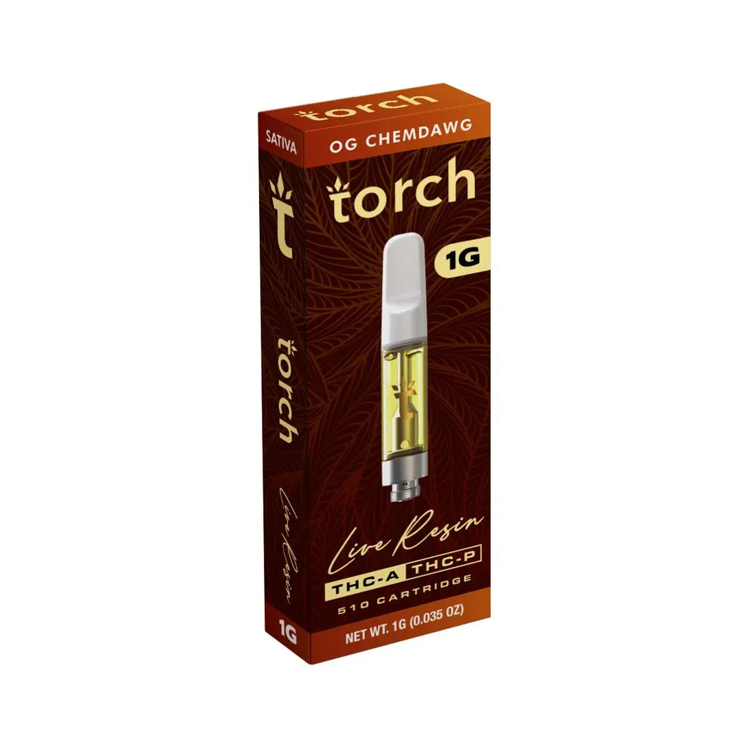 TORCH 1GM LIVE RESIN THCA + THCP + D8 CARTRIDGE TORCH