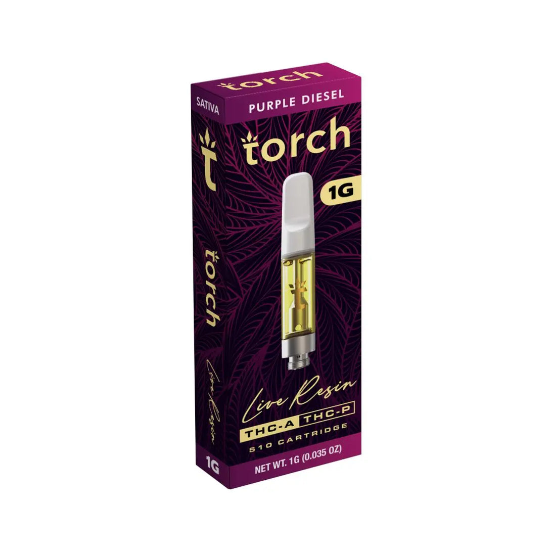 TORCH 1GM LIVE RESIN THCA + THCP + D8 CARTRIDGE TORCH