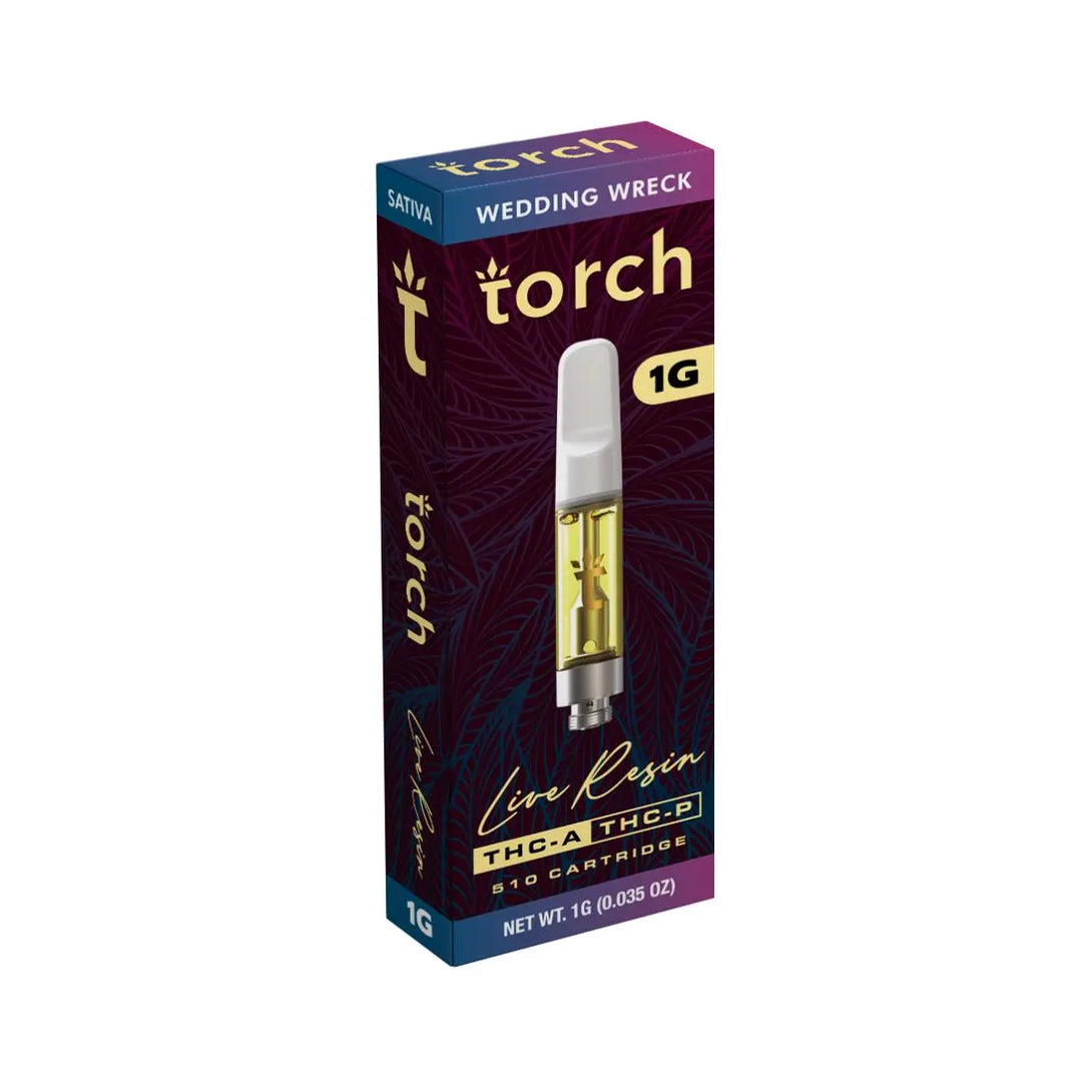 TORCH 1GM LIVE RESIN THCA + THCP + D8 CARTRIDGE TORCH