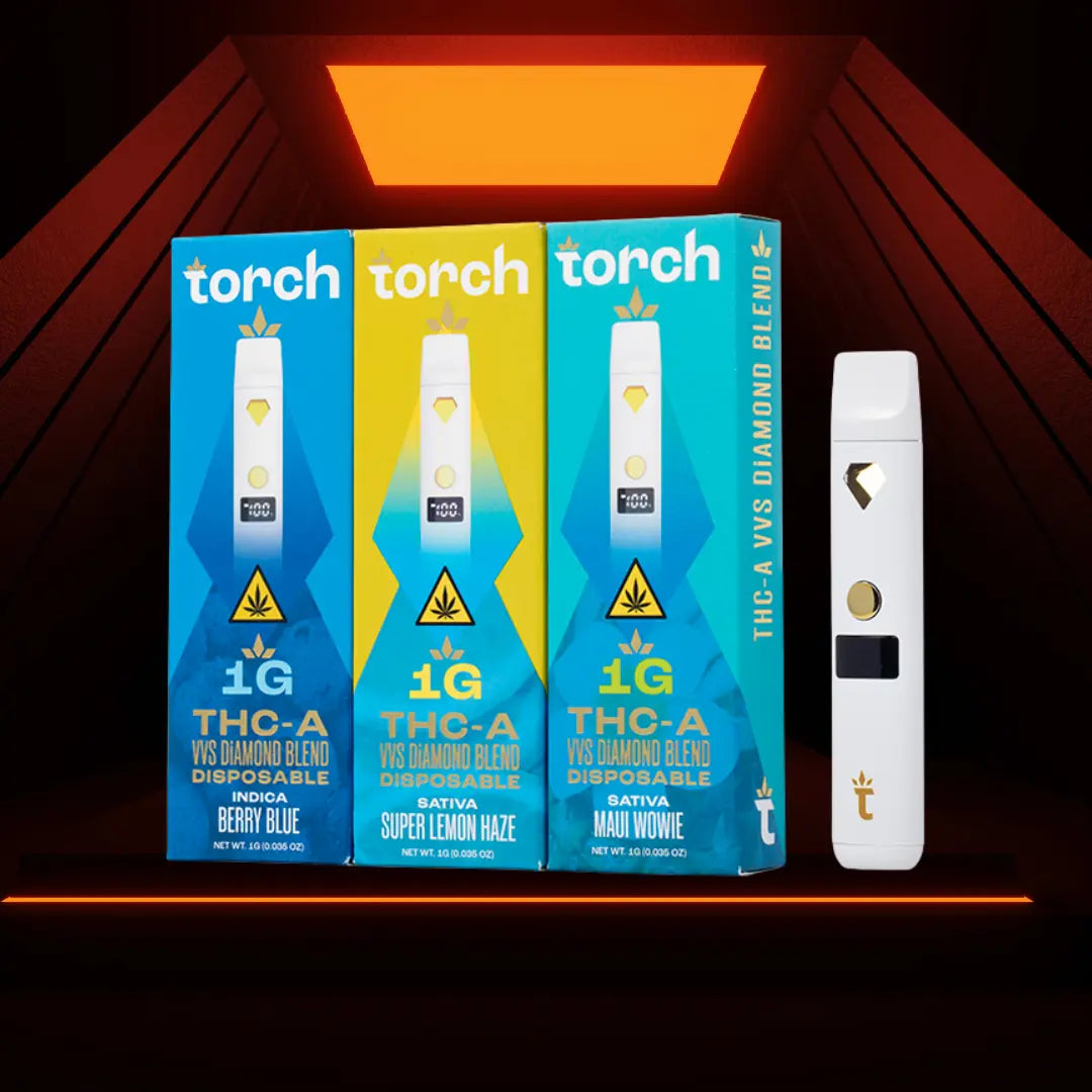 TORCH 1GM THCA VVS DIAMOND BLEND DISPOSABLE TORCH