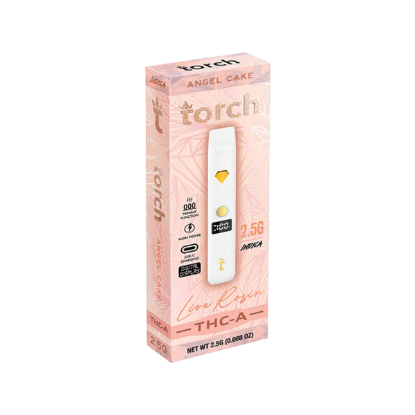 TORCH 2.5GM THC-A LIVE RESIN DISPOSABLE TORCH