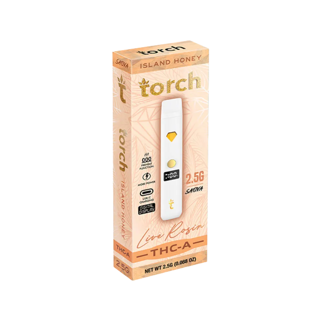 TORCH 2.5GM THC-A LIVE RESIN DISPOSABLE TORCH