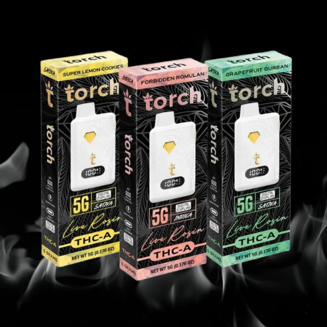 TORCH 5GM THC-A LIVE RESIN DISPOSABLE TORCH