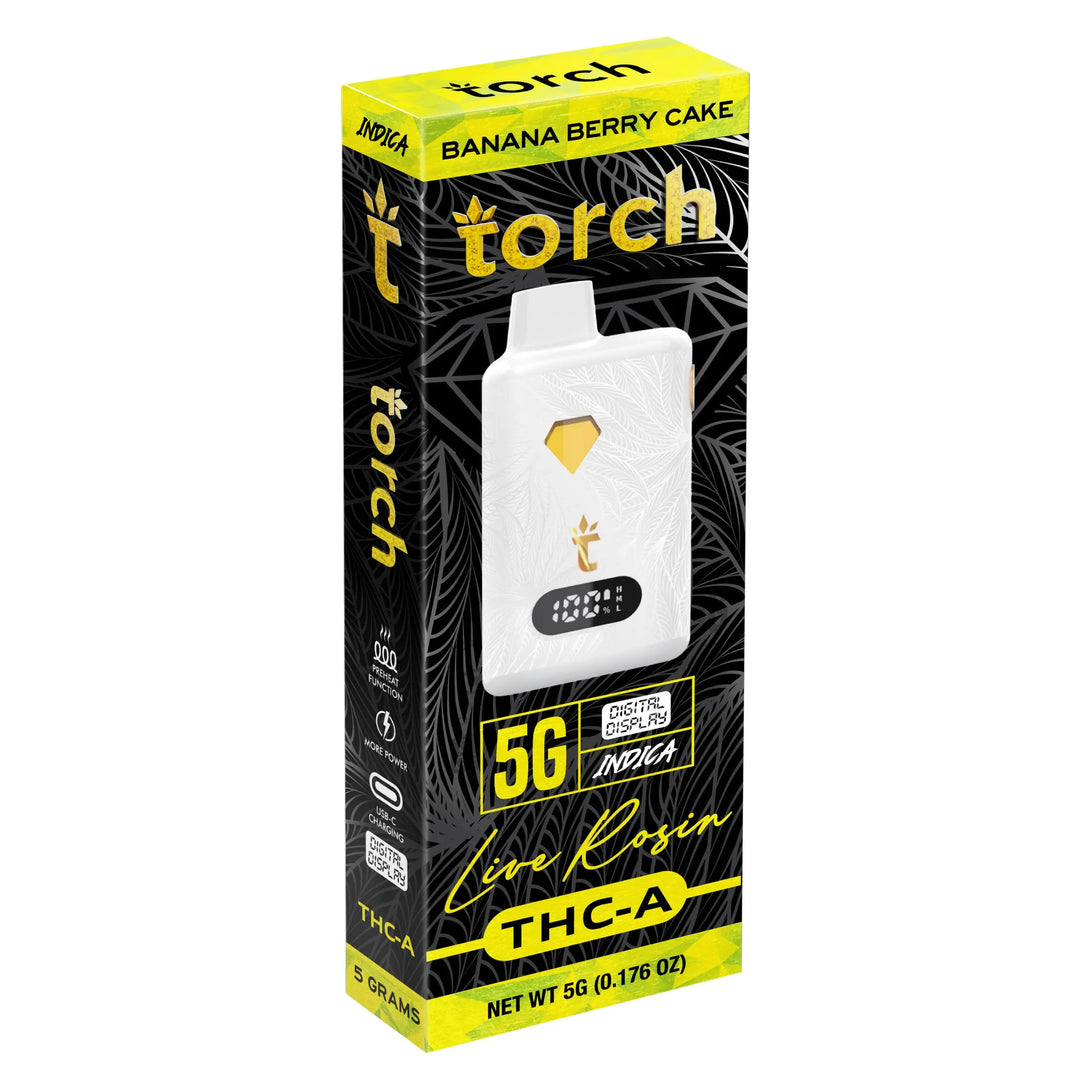TORCH 5GM THC-A LIVE RESIN DISPOSABLE TORCH