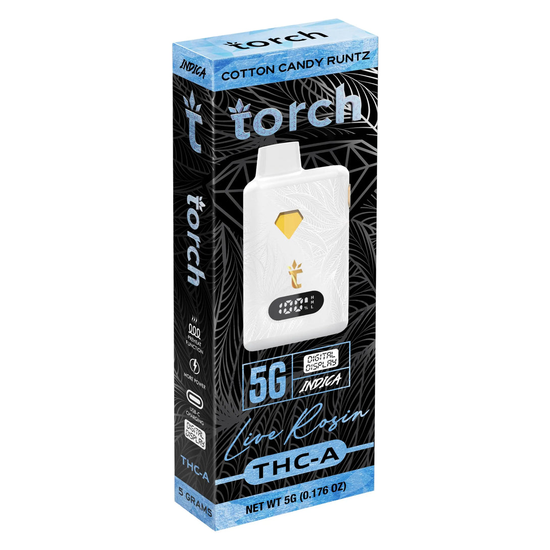 TORCH 5GM THC-A LIVE RESIN DISPOSABLE TORCH