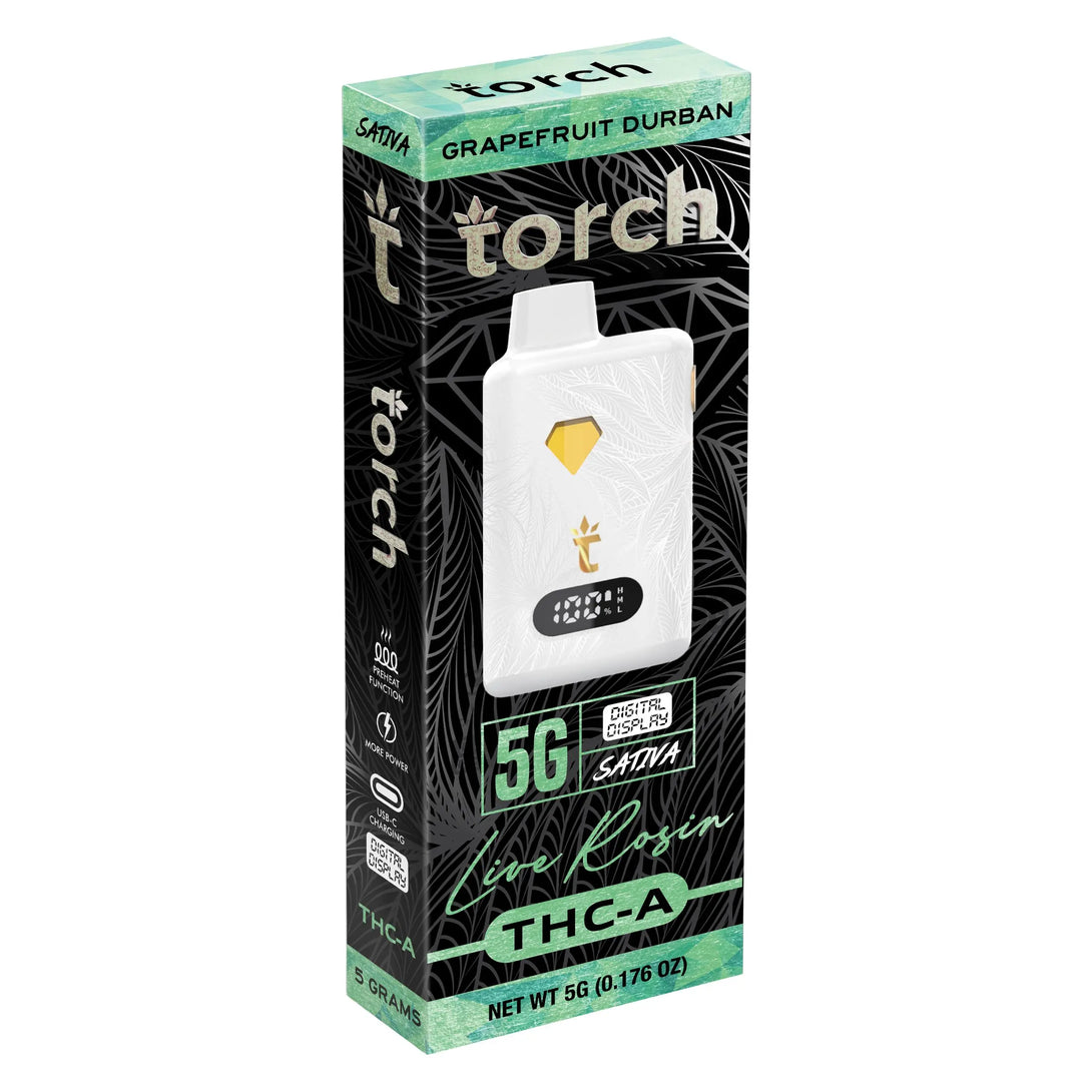 TORCH 5GM THC-A LIVE RESIN DISPOSABLE TORCH