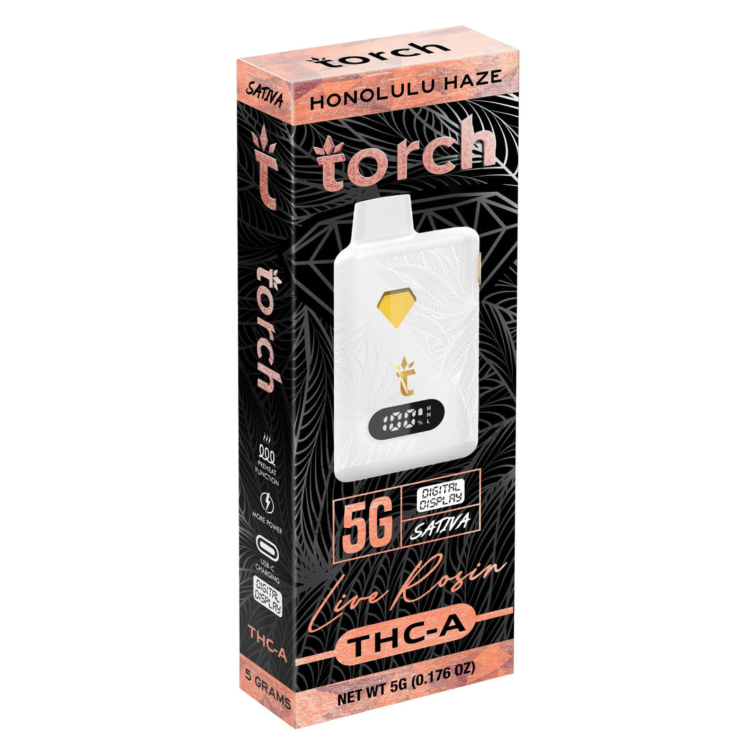 TORCH 5GM THC-A LIVE RESIN DISPOSABLE TORCH